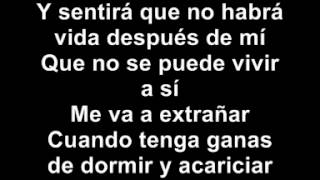 Ricardo Montaner - Me va a extrañar (Con la letra)... chords sheet