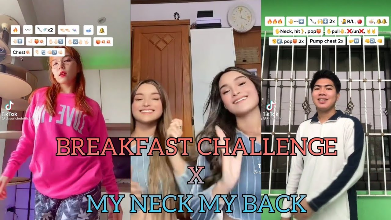BREAKFAST CHALLENGE x MY NECK MY BACK REMIX | Dance Tutorial | TikTok Compilation 2021