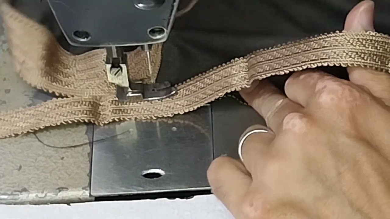 خياطة جلابة الرجال 👨 (الدرس 10): كيفية خياطة القيطان و السفيفة (المرمة) في القب