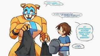 Freddy Gregory & Vanessa's Cute Family Moments (FNAF security breach animation)