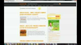 Apply threaded comment code to your blog template