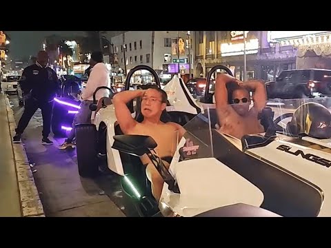 미국 LA 밤 거리 (2)
