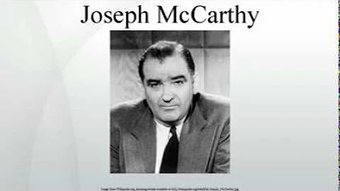 Joseph McCarthy