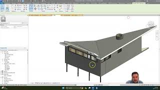 Extend a Clerestory Roof & Add Windows — Revit