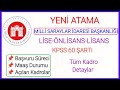 YENİ İLAN✅ LİSE-ÖNLİSANS-LİSANS KPSS 60 PUAN ŞARTIYLA MİLLİ SARAYLAR İDARESİ BAŞKANLIĞI İLAN DETAYI✅