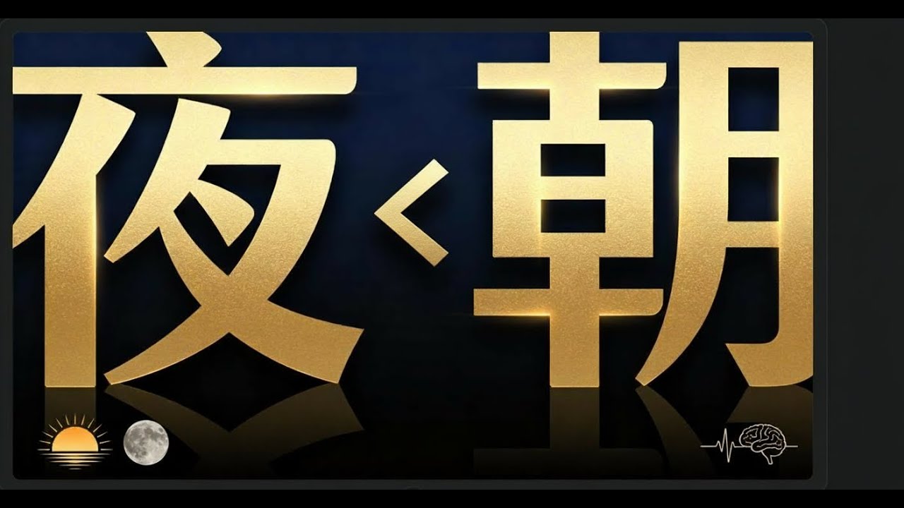夜2時間＜朝30分｜脳科学が暴く『負け組の選択』の真実