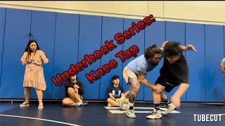 High Percentage Takedown| Underhook series: Knee Tap Takedown| English to ASL Translation