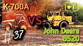 Тяга на тягу: битва тракторів JD8520 vs K700. Хто кого?