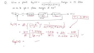 Digital PID controller design in frequency domain