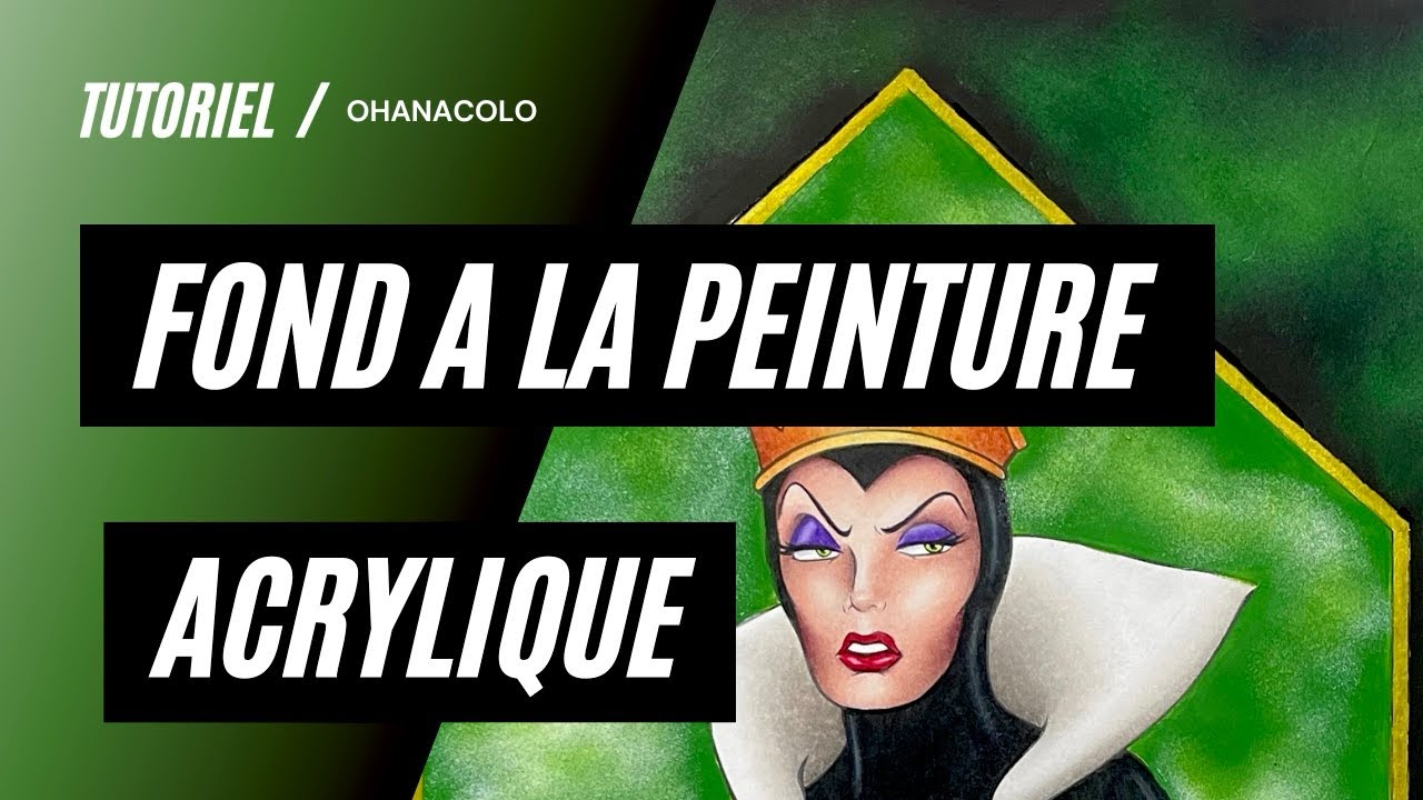 🖍️ TUTO - FOND À LA PEINTURE ACRYLIQUE (IDÉAL POUR LES DÉBUTANTS)