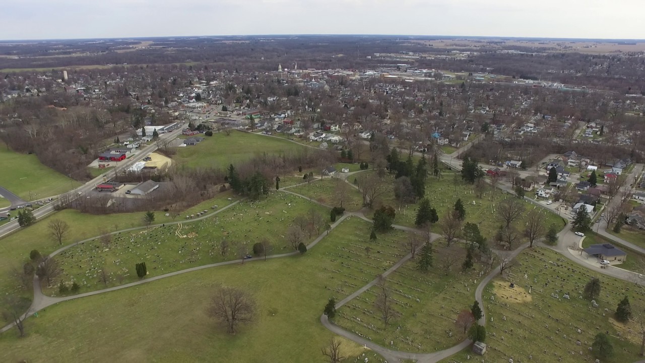 Wabash Indiana from the air YouTube