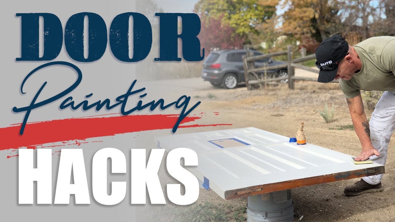Easy Door Painting Tip 