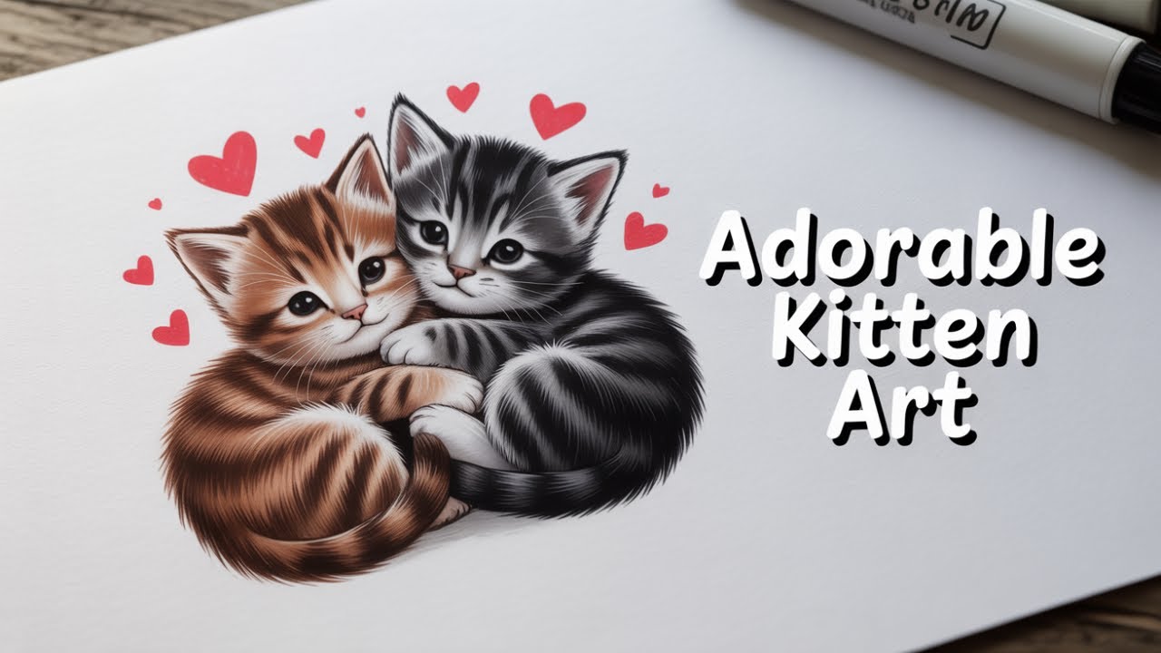 My Secret to Drawing Super Cute Kittens