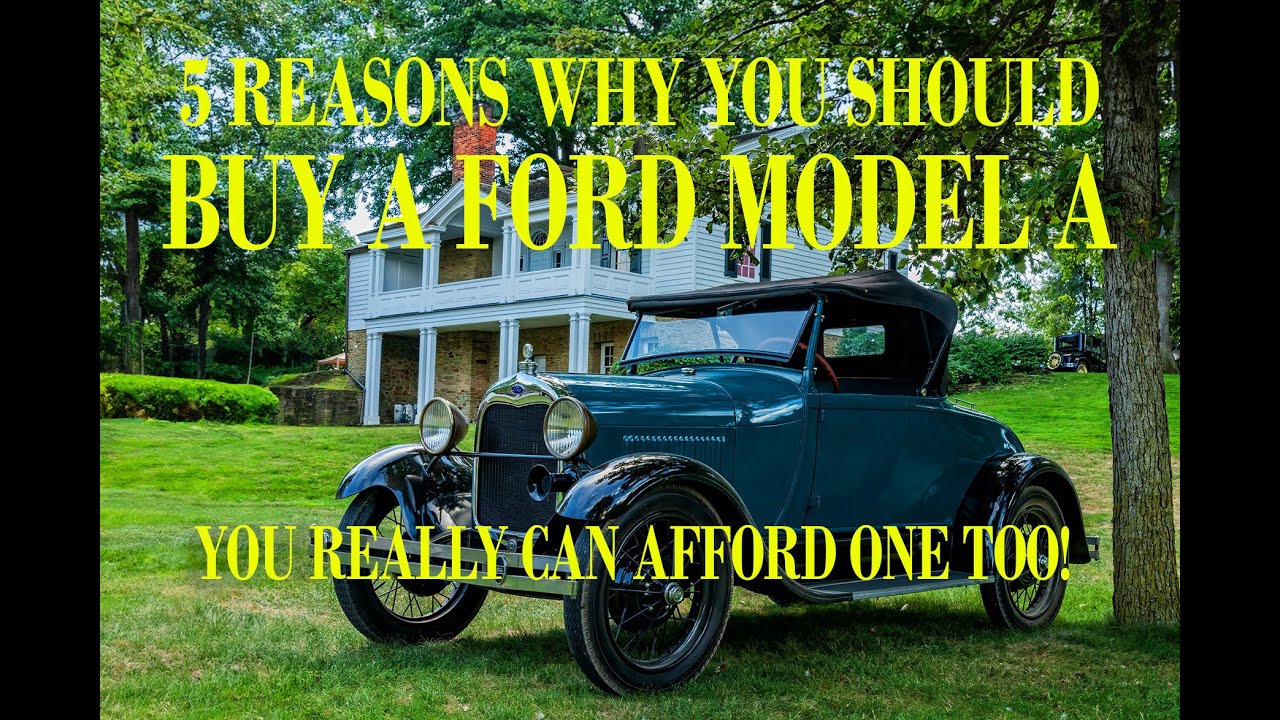 5 причин, по которым вам стоит купить Ford Model A в качестве вашего первого антикварного автомоб...