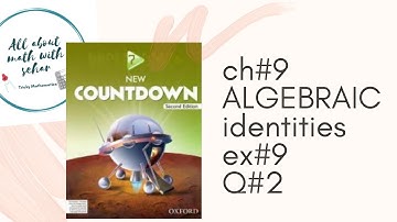 class 7 new countdown second edition chapter 9 exercise 9 question 2