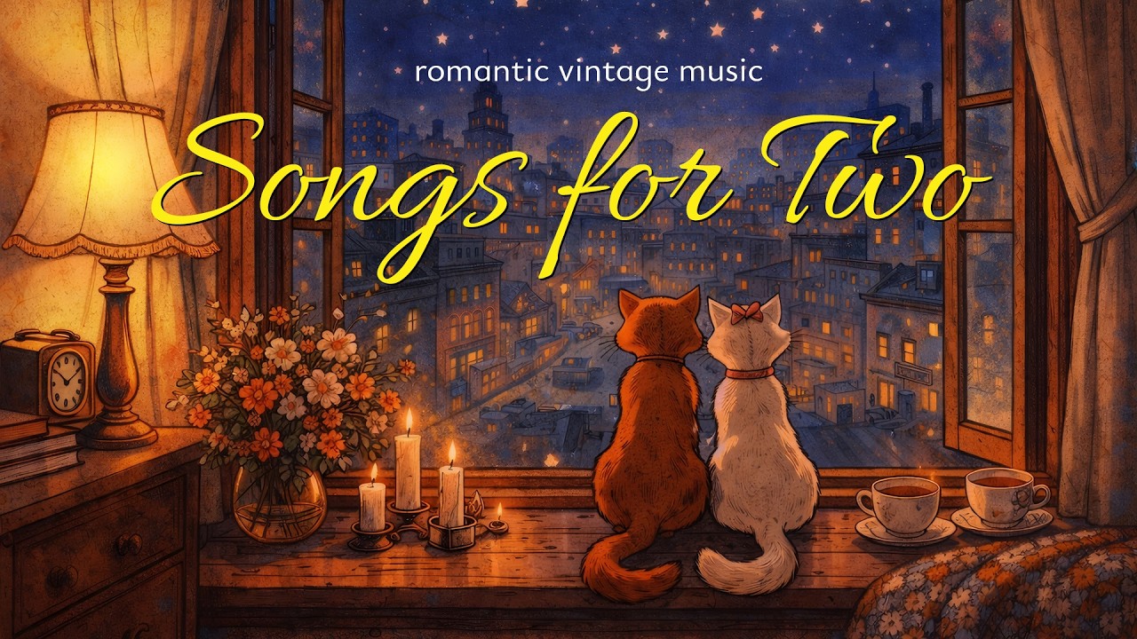 Cozy Vintage Love Songs 💛 1940s–1950s oldies | Songs for Two