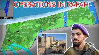 Israeli forces continue operations at the border crossings in Rafah [9 May 2024]