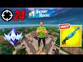 24 Elimination "RANKED RELOAD” Gameplay Win (Fortnite Chapter 7 Keyboard &amp; Mouse)