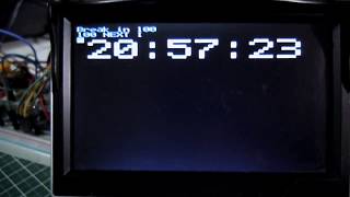 豊四季 Tiny BASIC for Arduino STM32で大きい文字で時刻表示