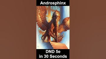 DnD 5e: Androsphinx in 30 seconds or less! #DND30Seconds #DND #DungeonsandDragons #DND5e