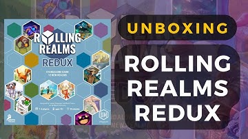 Rolling Realms Redux Board Game Unboxing | DaniCha