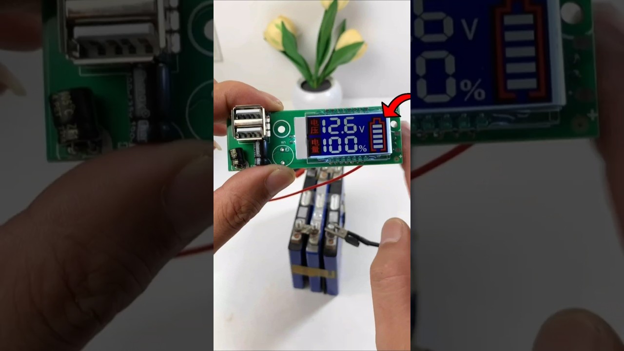 Battery volt meter and charge capacity tester & powerbank | china new launched 2025