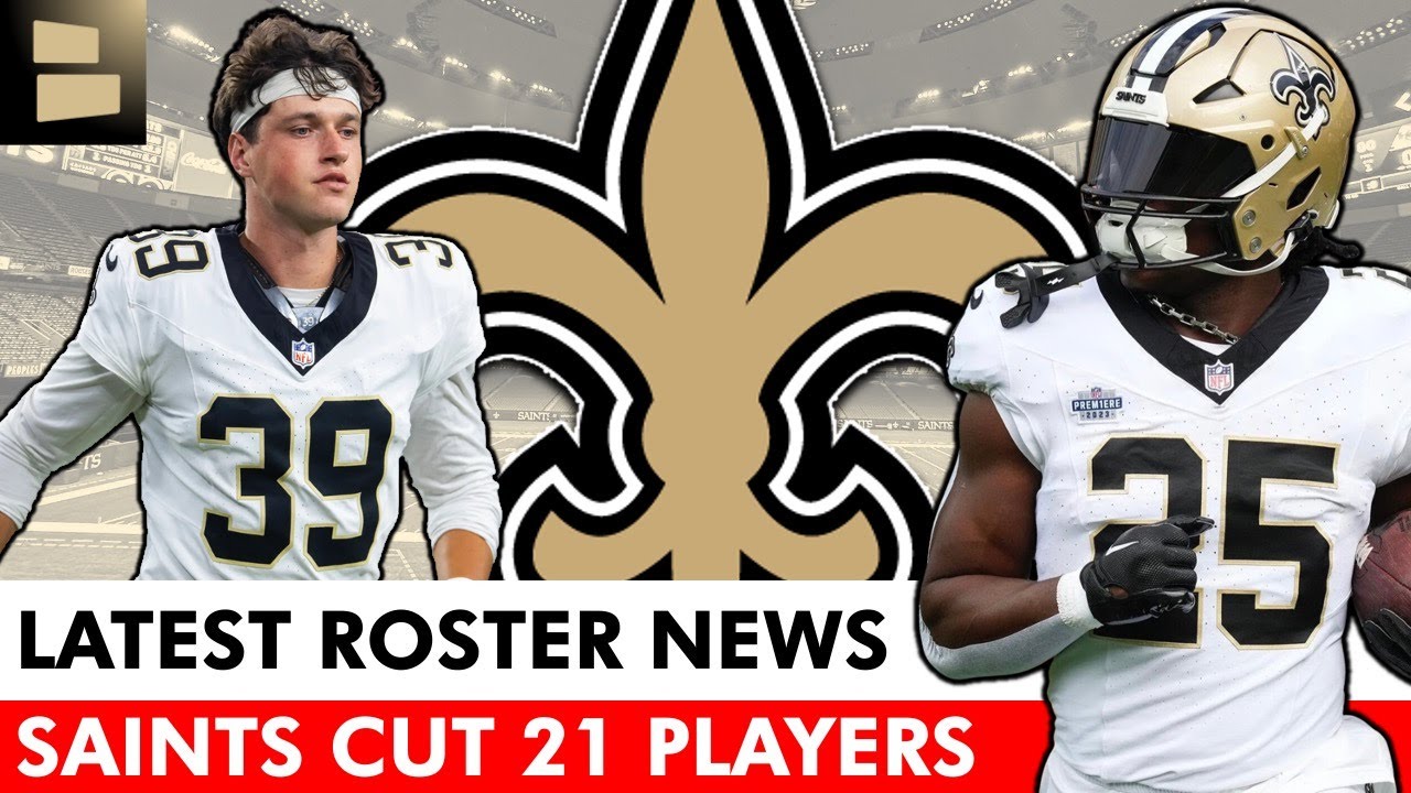 🚨Saints Cut 21 Players | New Orleans Saints News Ft. Kendre Miller & Irish Kicker Charlie Smyth