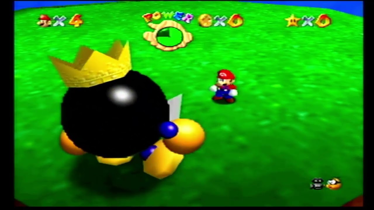 primer gameplay de mario 64