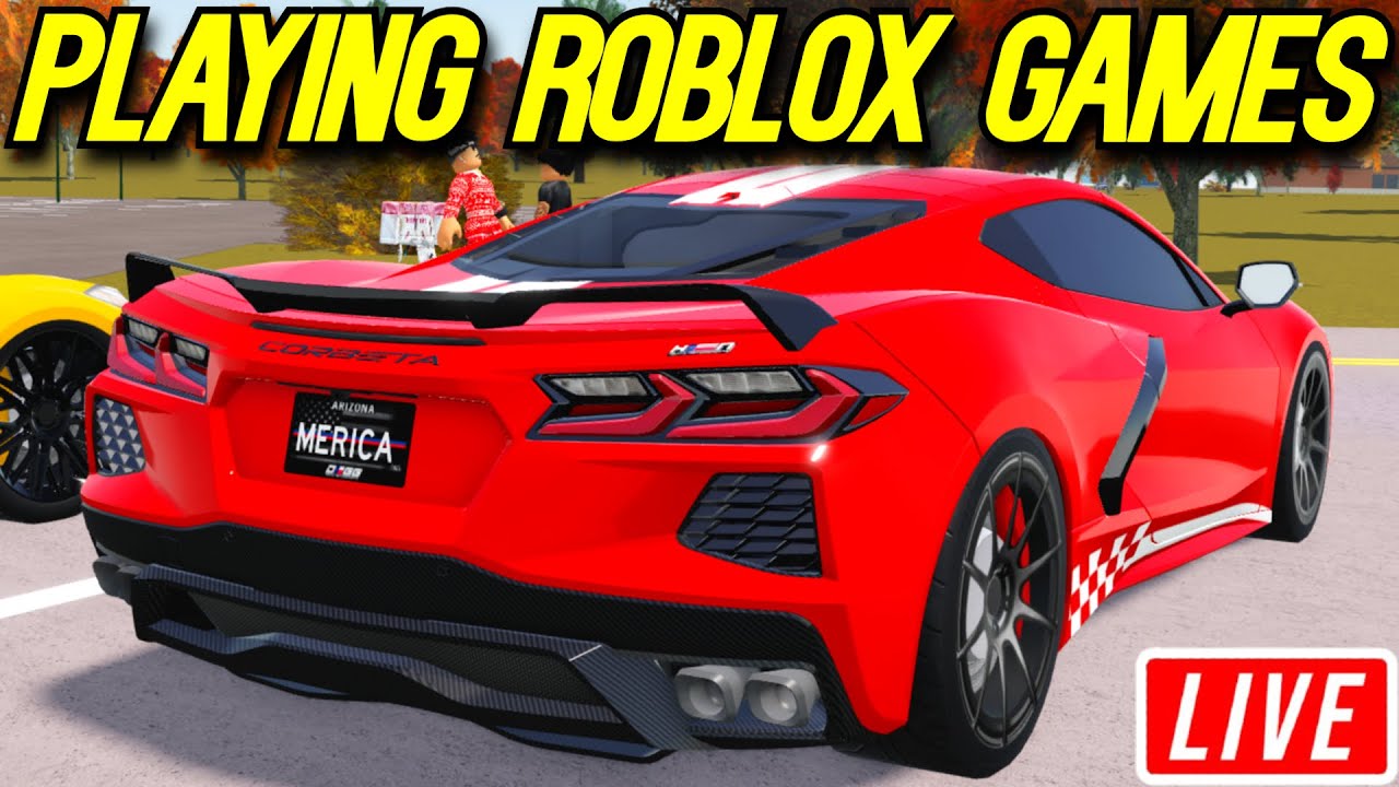 PLAYING ROBLOX + OTHER GAMES - ROBUX GIVEAWAY