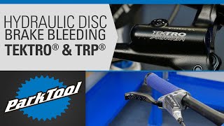 How to Bleed Hydraulic Brakes - Tektro® & TRP® Flat Bar and Drop Bar Levers