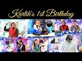 Kartik rajan dubey  1st birt.ay celebration  cinematic highlight 