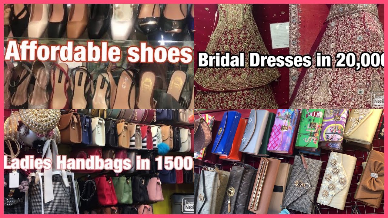 Wholesale Shoes, Bags and Bridal Dresses Raja Bazar Rawalpindi With