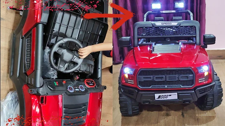 BATTERY CAR UNBOXING AND INSTALLATION || POBO JEEP ASSEMBLING || POBO CAR INSTALLATION VIDEO ||