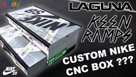 Past Customer Used CNC Router to Make NIKE BOX? Keen Ramps x Laguna Tools