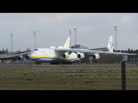 Antonov 225 first time in Billund Denmark