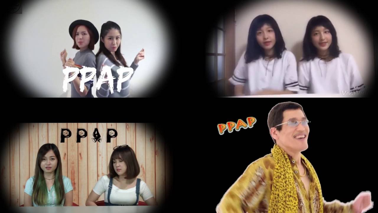 PPAP ペンパイナッポーアッポーペン可愛い双子バージョン Pen Pineapple Apple Pen Twins Version