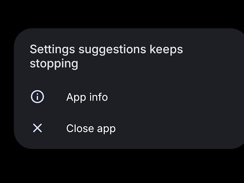 How to fix settings suggestions keeps stopping problem 2025 | settings ...