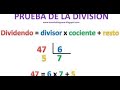 DIVISIÓN DE NUMEROS NATURALES