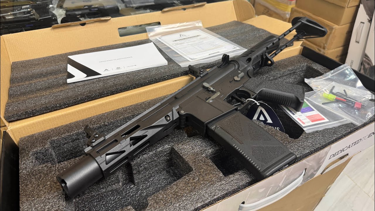  M4 ST03-PDW-SE-BK ค่าย ARCTURUS🐻TACTICAL 🇨🇳รีวิวทดสอบขนาดนำ้หนักความเร็วกระสุนบีบีกัน 