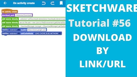 Sketchware tutorial: Download by link tutorial#56