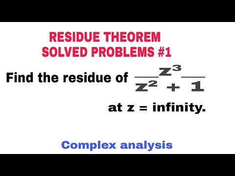 RESIDUE THEOREM EXAMPLES