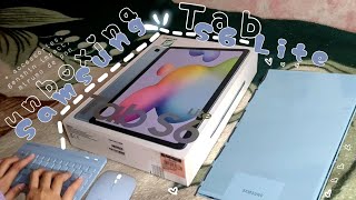 📦 Unboxing Samsung Tab S6 Lite ✵ accessories, playing genshin impact, watching mirumo de pon