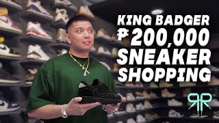 King Badger Goes Sneaker Shopping at RHAND RHELLE with Rhand Rhelle