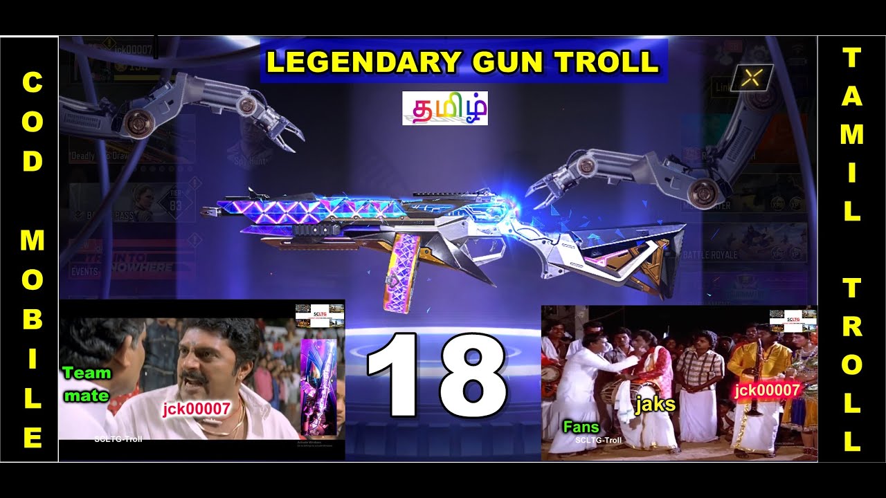 Call of Duty: Mobile Enemy Legendary Gun Troll Tamil Part18 -Cod mobile Troll tamil 