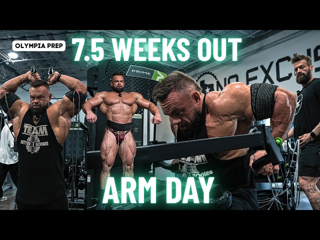 Trained Arms with ELECTRICITY... Sore for 5 Days | Arm Day with Bo Alexander | 7.5 Weeks to the O