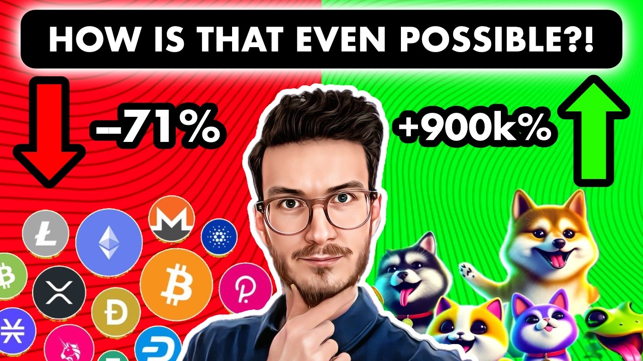 Meme coins thrive while Altcoins are smashed (how will this end?) - YouTube
