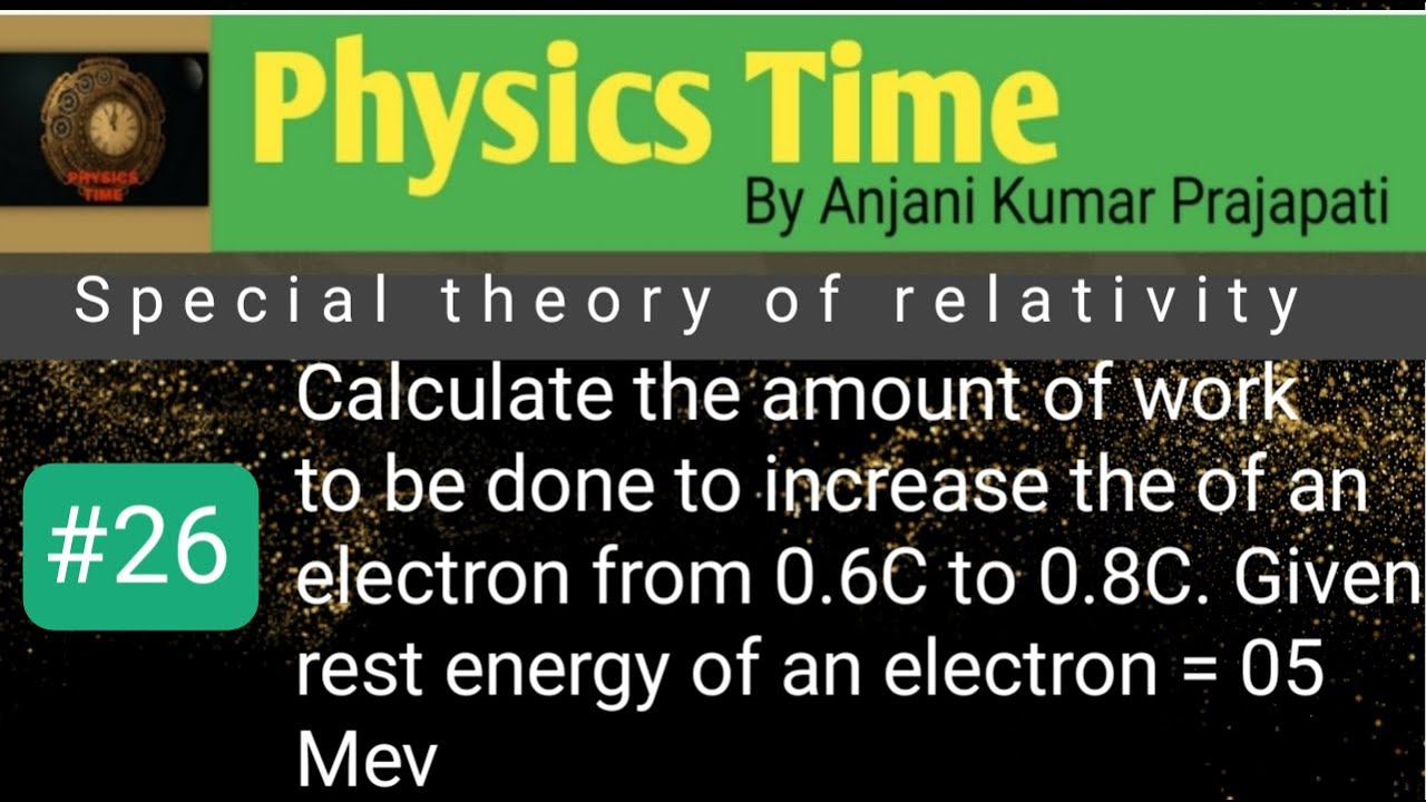 #26 Calculate the amount of work to be done to increase the of an ...