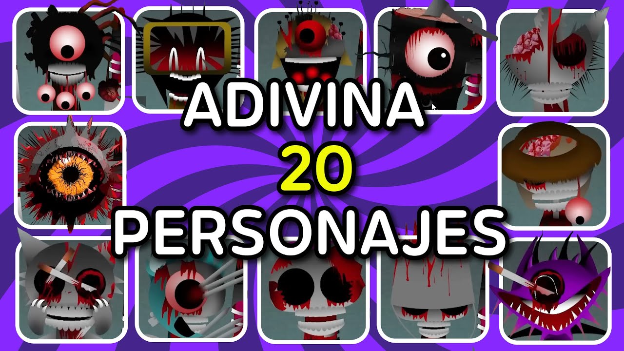 Adivina El Personaje De INCREDIBOX SPRUNKI FASE 7 😱🎶Black🖤Wenda😺Oren🧡Fun Bot🤖Adivina La Voz😍