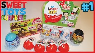 Kinder Surprise Eggs Tom And Jerry, Frozen,Star Wars,Маша И Медведь, Asterix Part 1