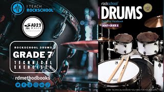 Drums Grade 7 Technical Exercises | Rockschool